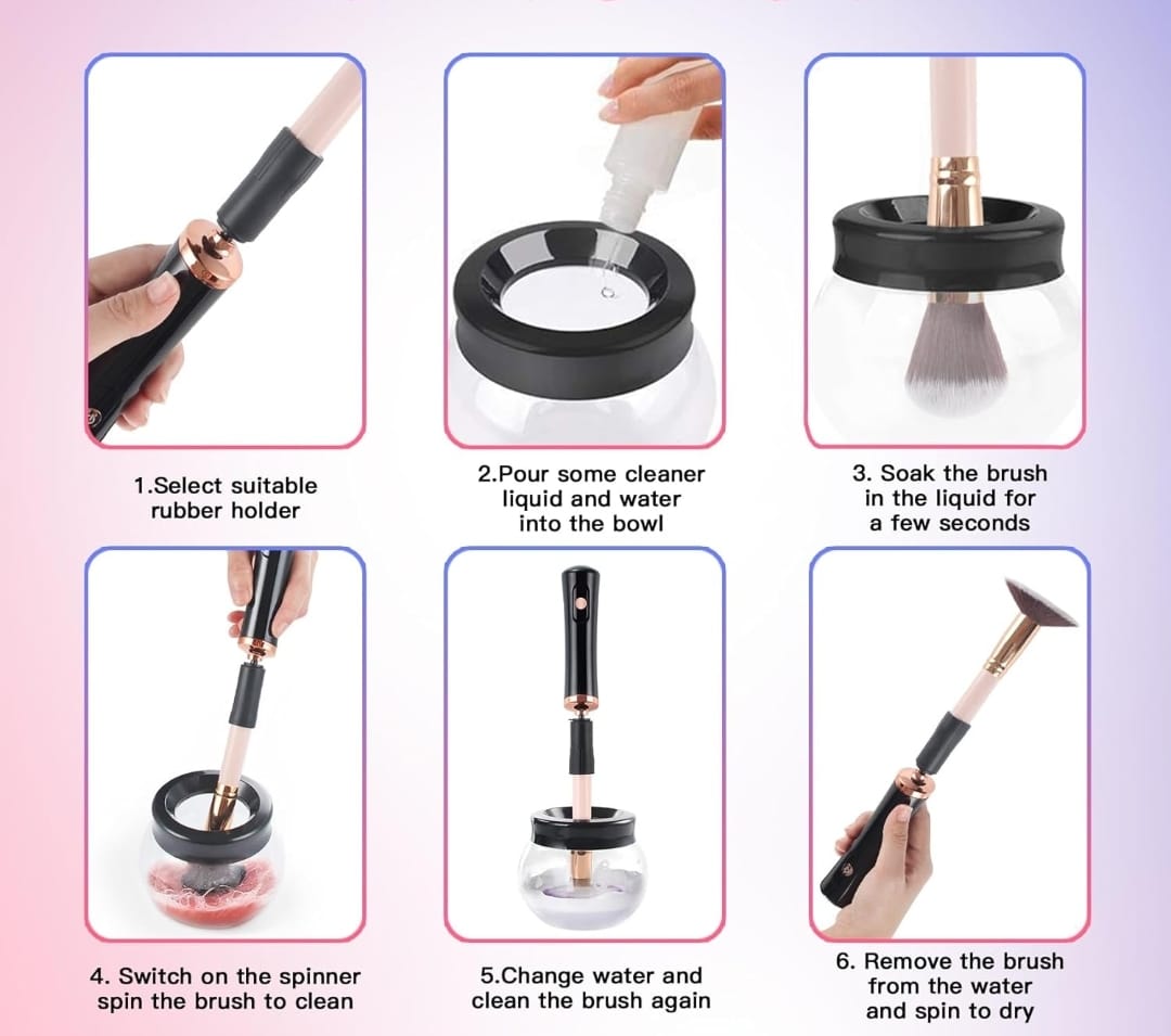 LIMPIADOR DE BROCHAS PARA MAQUILAJE