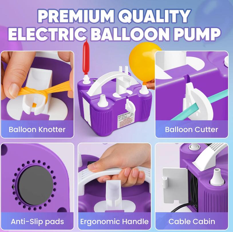 inflador de globos multifuncional